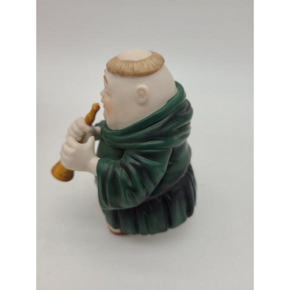 Dept 56 Merry Makers Horatio the Horn Blower Figure Monk Friar Christmas - Picture 3 of 11